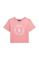 Polo Ralph Lauren t-shirt bawełniany dziecięcy nadruk różowy 313935286002