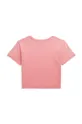 Παιδικό βαμβακερό μπλουζάκι Polo Ralph Lauren ροζ