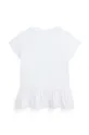 Μωρό βαμβακερό μπλουζάκι Polo Ralph Lauren λευκό
