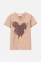 beżowy Coccodrillo t-shirt dziecięcy Dziewczęcy