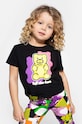 Coccodrillo t-shirt dziecięcy z elastanem czarny WC4143201JPK