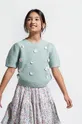 зелений Дитячий светр Coccodrillo Для дівчаток
