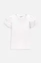 biela Detské tričko Coccodrillo Dievčenský