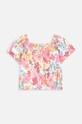 Coccodrillo tricou de bumbac pentru copii WC4140201GPK roz SS24