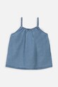 Coccodrillo top bawełniany dziecięcy WC4140501HGJ niebieski SS24
