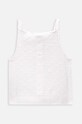 Девочка Детский хлопковый топ Coccodrillo WC4140501HGK белый