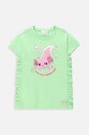 Detské tričko Coccodrillo s elastanom zelená WC4143201OWK