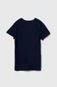 Детская хлопковая футболка United Colors of Benetton тёмно-синий