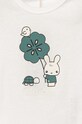 Fete United Colors of Benetton tricou din bumbac pentru bebelusi 3I9WA1045.W.Seasonal alb