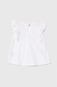 DÍVKA Kojenecké tričko United Colors of Benetton 3F4JA104L.W.Seasonal bílá