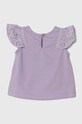 Βρεφικό τοπ United Colors of Benetton 3FYKA104P.W.Seasonal μωβ SS24
