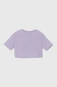Dětské bavlněné tričko United Colors of Benetton 3I1XC10J4.G.Seasonal fialová SS24