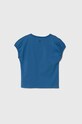 Дитяча бавовняна футболка United Colors of Benetton 3I1XG10EF.P.Seasonal блакитний SS24
