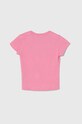 United Colors of Benetton t-shirt bawełniany dziecięcy 3I1XG10ER.P.Seasonal różowy SS24
