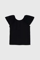 United Colors of Benetton tricou copii uni negru 3P4ZC10J5.G.Seasonal