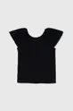 čierna Detské tričko United Colors of Benetton Dievčenský