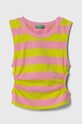 Παιδικό top United Colors of Benetton εμπριμέ ροζ 34QCCH01N.G.Seasonal