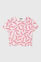 United Colors of Benetton tricou polo copii cu modele roz 3LRYC301J.G.Seasonal