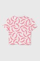 United Colors of Benetton tricou polo copii 3LRYC301J.G.Seasonal roz SS24