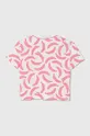 Παιδικό πουκάμισο πόλο United Colors of Benetton ροζ