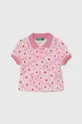 рожевий Дитяче поло United Colors of Benetton Для дівчаток