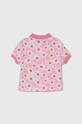 Детское поло United Colors of Benetton 3LRYG300Q.P.Seasonal розовый SS24
