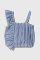 Детский хлопковый топ United Colors of Benetton хлопок голубой 5VBXCH005.G.Seasonal