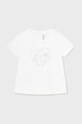 Mayoral t-shirt niemowlęcy z elastanem biały 105.4F.Baby.PPYH