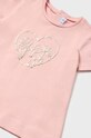 Dziewczynka Mayoral t-shirt niemowlęcy 105.4F.Baby.PPYH różowy