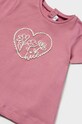 Dziewczynka Mayoral t-shirt niemowlęcy 105.4F.Baby.PPYH różowy