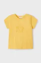 rumena Otroška kratka majica Mayoral Dekliški