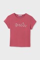 Mayoral t-shirt dziecięcy nadruk różowy 854.8F.Junior.PPYH