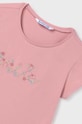 Dziewczynka Mayoral t-shirt dziecięcy 854.8F.Junior.PPYH różowy
