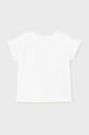 Μωρό βαμβακερό μπλουζάκι Mayoral 1013.4Q.Baby.PPYH λευκό SS24