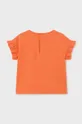 Pamučna majica kratkih rukava za bebe Mayoral narančasta