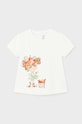 Mayoral t-shirt niemowlęcy z elastanem beżowy 1014.4Q.Baby.PPYH