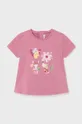 różowy Mayoral t-shirt niemowlęcy Dziewczęcy
