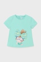 Mayoral t-shirt niemowlęcy z elastanem turkusowy 1014.4Q.Baby.PPYH