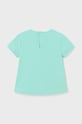 Mayoral t-shirt niemowlęcy 1014.4Q.Baby.PPYH turkusowy SS24