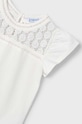 Dziewczynka Mayoral t-shirt dziecięcy 3078.6A.Mini.PPYH beżowy