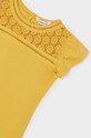 Dziewczynka Mayoral t-shirt dziecięcy 3078.6A.Mini.PPYH żółty