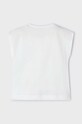 Dziewczynka Mayoral t-shirt bawełniany dziecięcy 3081.6D.Mini.PPYH żółty