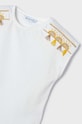 Mayoral t-shirt bawełniany dziecięcy żółty 3081.6D.Mini.PPYH