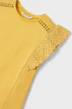 κίτρινο Βαμβακερό μπλουζάκι Mayoral