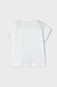 Dziewczynka Mayoral t-shirt bawełniany dziecięcy 3083.6D.Mini.PPYH beżowy