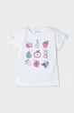 μωβ Παιδικό βαμβακερό μπλουζάκι Mayoral Για κορίτσια