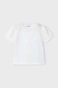 Mayoral t-shirt in cotone per bambini 3085.6F.Mini.PPYH beige SS24