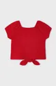 Παιδικό μπλουζάκι Mayoral μωβ