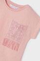 Dziewczynka Mayoral t-shirt dziecięcy kod QR do gry 3087.6H.Mini.PPYH różowy