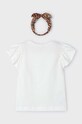 Fete Mayoral tricou de bumbac pentru copii 3089.6H.Mini.PPYH rosu